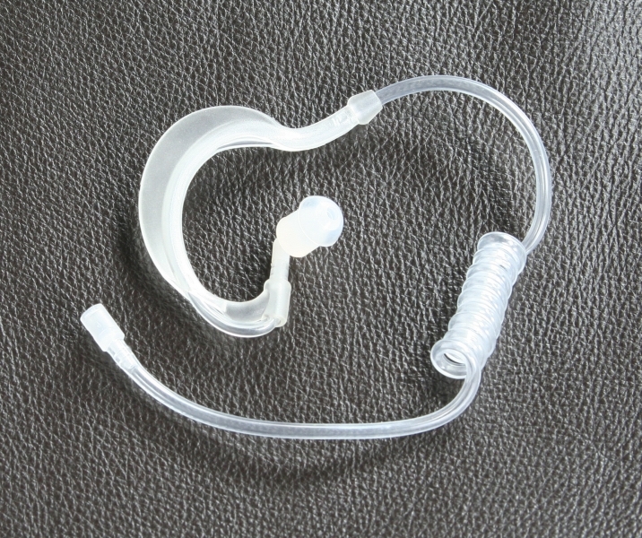 DISCONTINUED - Impact QD-ATEH-1, Clear Acoustic Tube with Soft Ear Hook